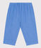 Pantalón de gasa de algodón para bebé azul EDNA