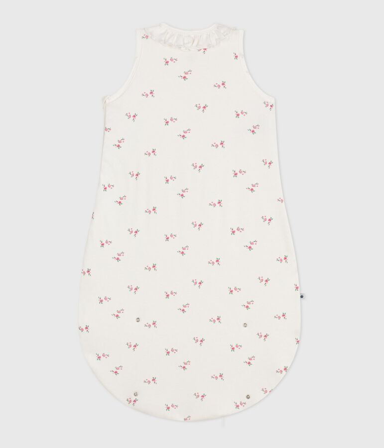 Saco para beb&eacute; de algod&oacute;n con estampado de flores TOG 1,5 blanco/multicolor