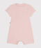 Mono corto de jersey ligero para bebé rosa SALINE
