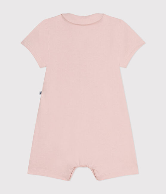 Mono corto de jersey ligero para bebé rosa SALINE