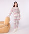 Pijama de algodón con estampado de Navidad para mujer MILK/ MULTICO