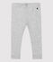 «Leggings» de algodón orgánico de bebé gris BELUGA CHINE