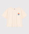 Camiseta LE BOXY de algodón para mujer crudo AVALANCHE