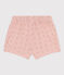 Pantalón corto de bordado inglés para bebé rosa SALINE