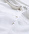 Pijama para bebé en terciopelo blanco ECUME
