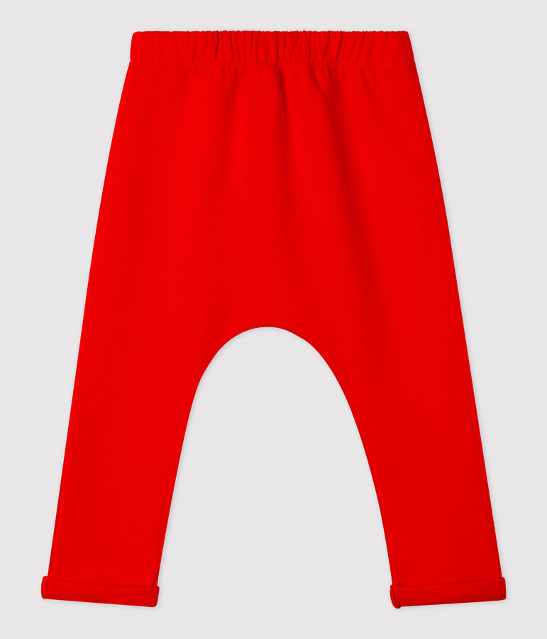 Pantal&oacute;n de jersey grueso de beb&eacute; rojo