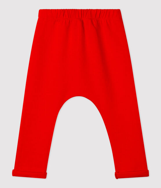 Pantalón de jersey grueso de bebé rojo PEPS