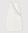 Saco blanco de bebé de tejido túbico de algodón orgánico blanco MARSHMALLOW/blanco MULTICO
