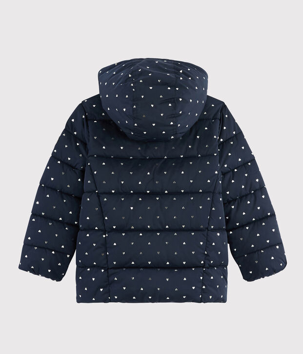 Abrigo para ni&ntilde;a azul/gris