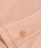 Camiseta LA RECTA de algodón con cuello redondo para mujer beige VINTAGE
