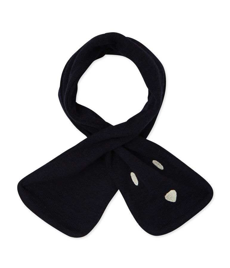 Bufanda para beb&eacute; unisex azul