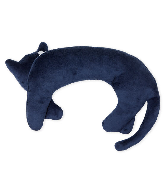 Cojín de pantera de terciopelo azul MEDIEVAL
