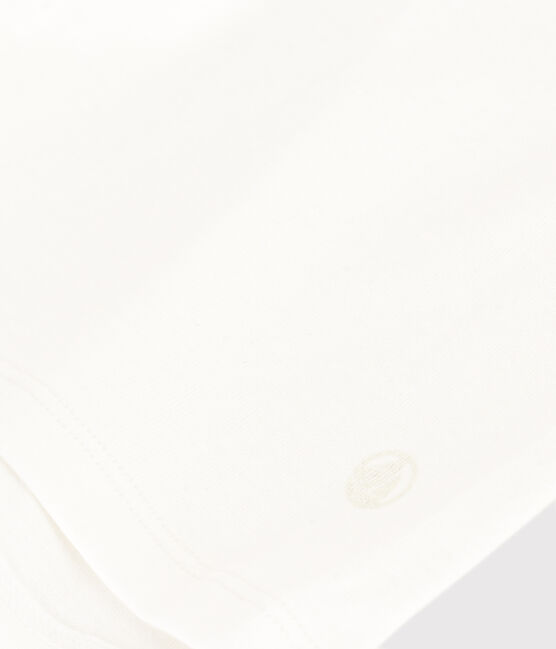 Camiseta sin mangas de algodón para mujer blanco ECUME