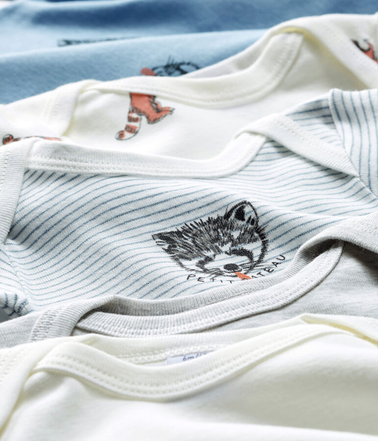 Juego de 5 bodis de manga larga para beb&eacute; ni&ntilde;o variante 1