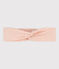 Diadema de gasa de algodón rosa para bebé rosa SALINE