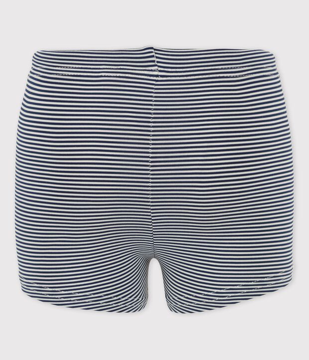 Ba&ntilde;ador de material reciclado de beb&eacute; azul/blanco