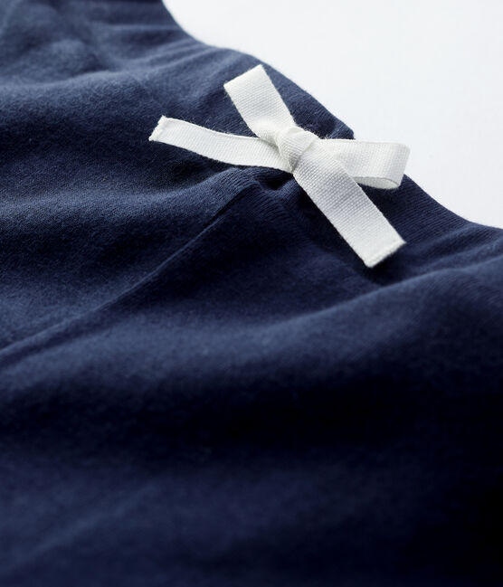 «Shorts» de algodón de niña azul SMOKING