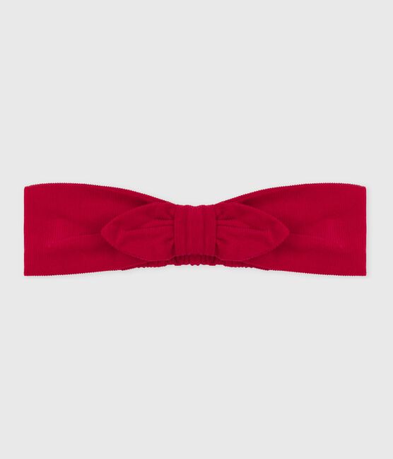 Diadema de pana para bebé rojo TERKUIT