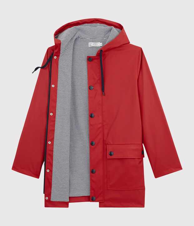 Impermeable ic&oacute;nico unisex rojo