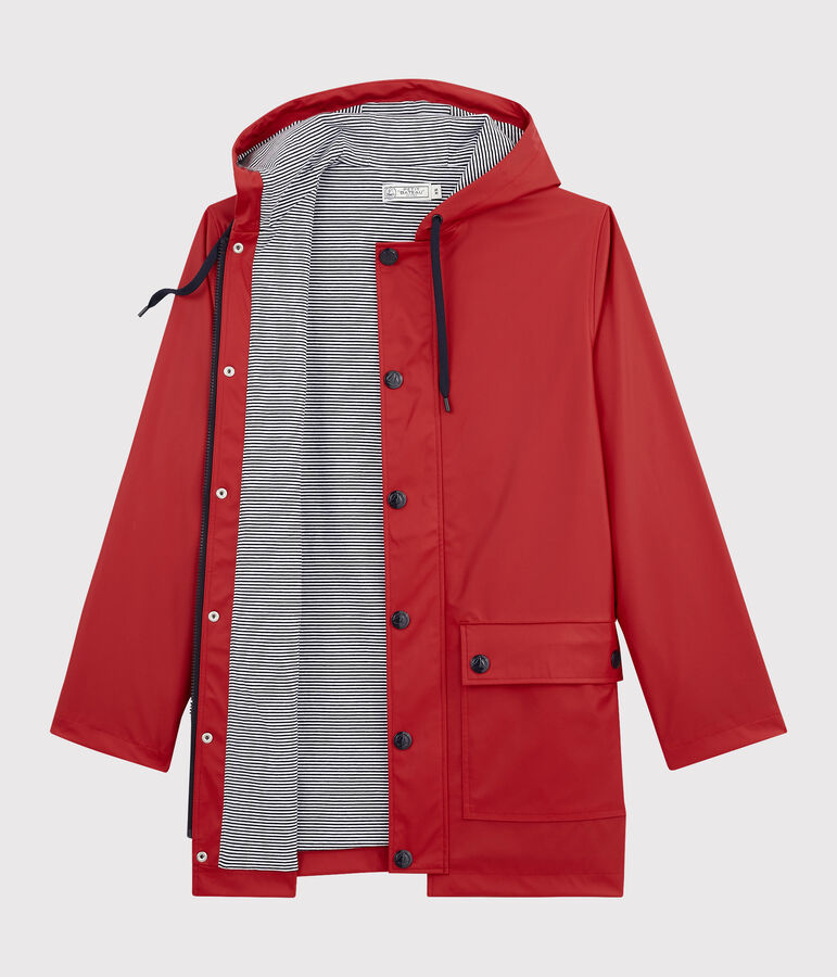 Impermeable ic&oacute;nico unisex rojo