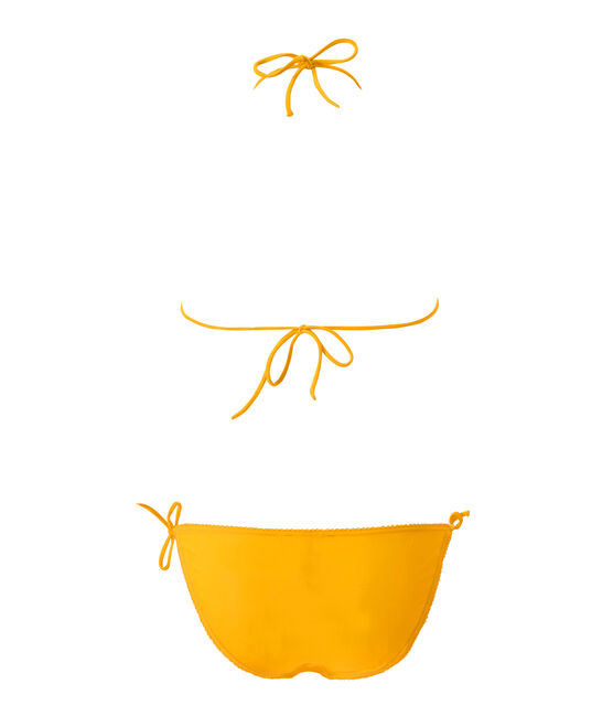 Bikini para mujer liso naranja FUSION