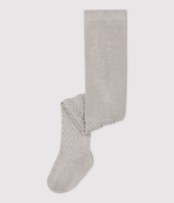 Leotardos de lana de bebé niña beige MONTELIMAR CHINE