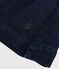 Vestido de felpa vaquero de bebé niña azul JEANS