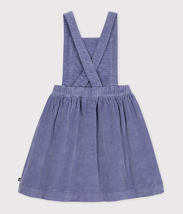 Pichi infantil de terciopelo liso. violeta