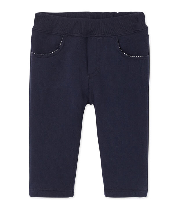 Pantal&oacute;n para beb&eacute; ni&ntilde;o en mulet&oacute;n azul