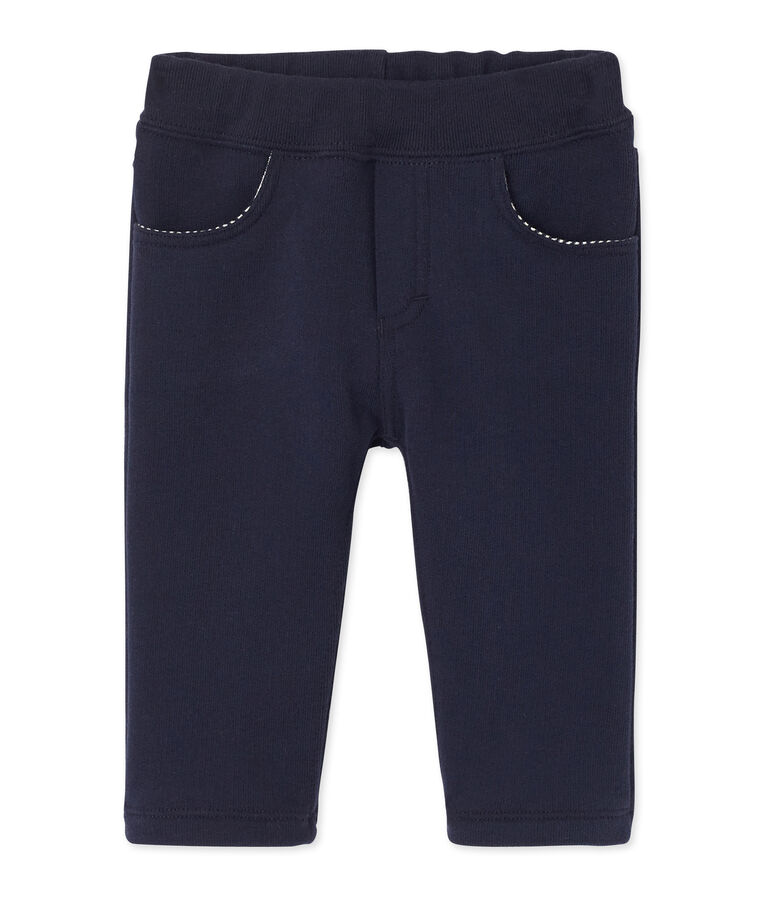 Pantal&oacute;n para beb&eacute; ni&ntilde;o en mulet&oacute;n azul