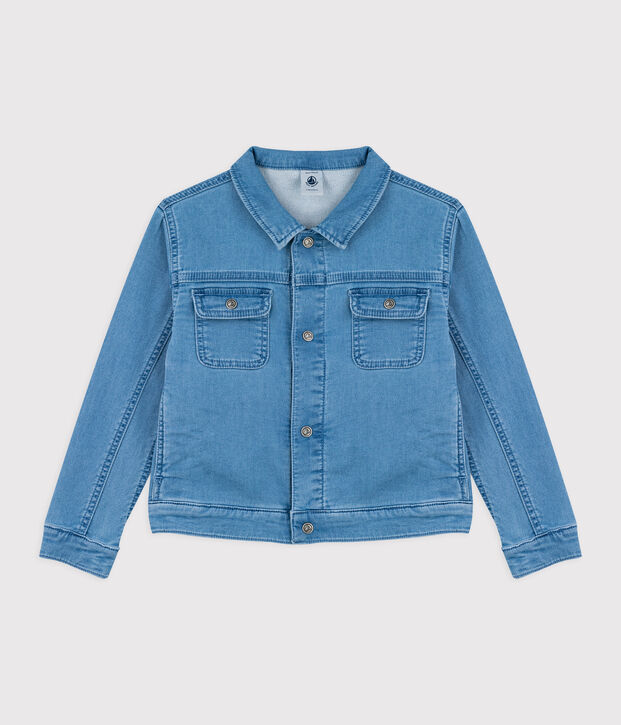 Chaqueta vaquera de ni&ntilde;a/ni&ntilde;o azul