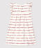 Vestido-bodi de Jacquard de algodón ecológico para bebé blanco MARSHMALLOW/rojo TERKUIT