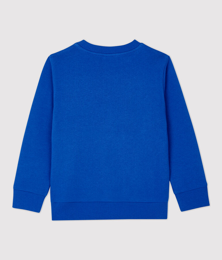 Sudadera de mulet&oacute;n de ni&ntilde;o azul