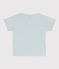 Camiseta de manga corta de punto flameado para bebé verde BULLE
