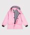 Chubasquero ic&oacute;nico liso infantil rosa