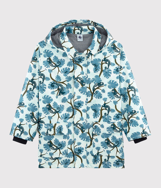 Impermeable estampado infantil para niño blanco MARSHMALLOW/blanco MULTICO