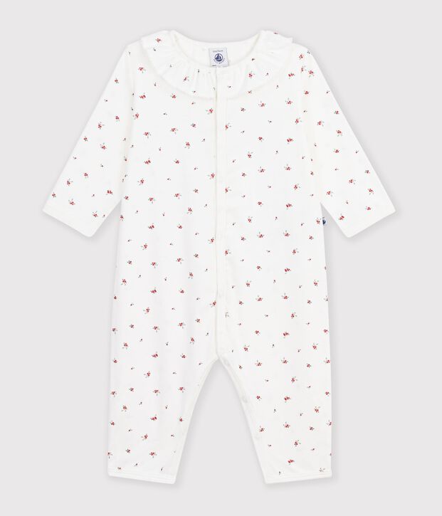 Pyjama b&eacute;b&eacute; en coton sans pieds imprim&eacute; blanco/multicolor