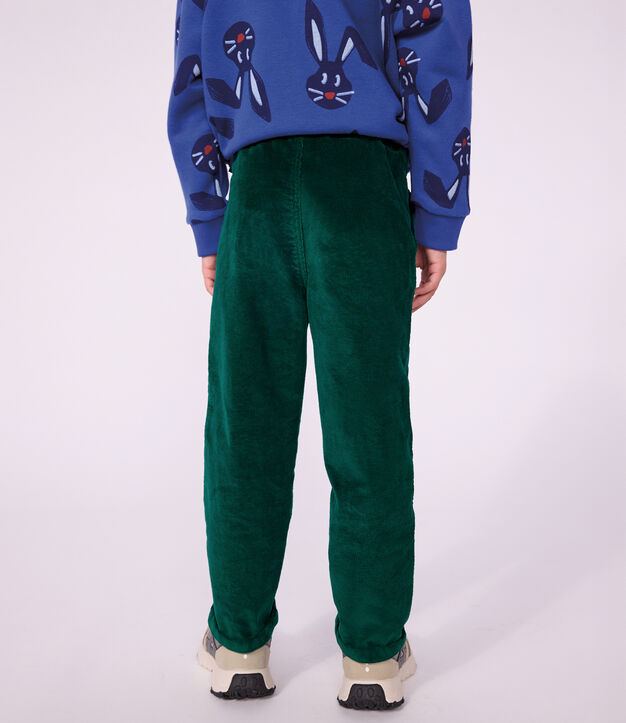 Pantal&oacute;n infantil recto de terciopelo TREE