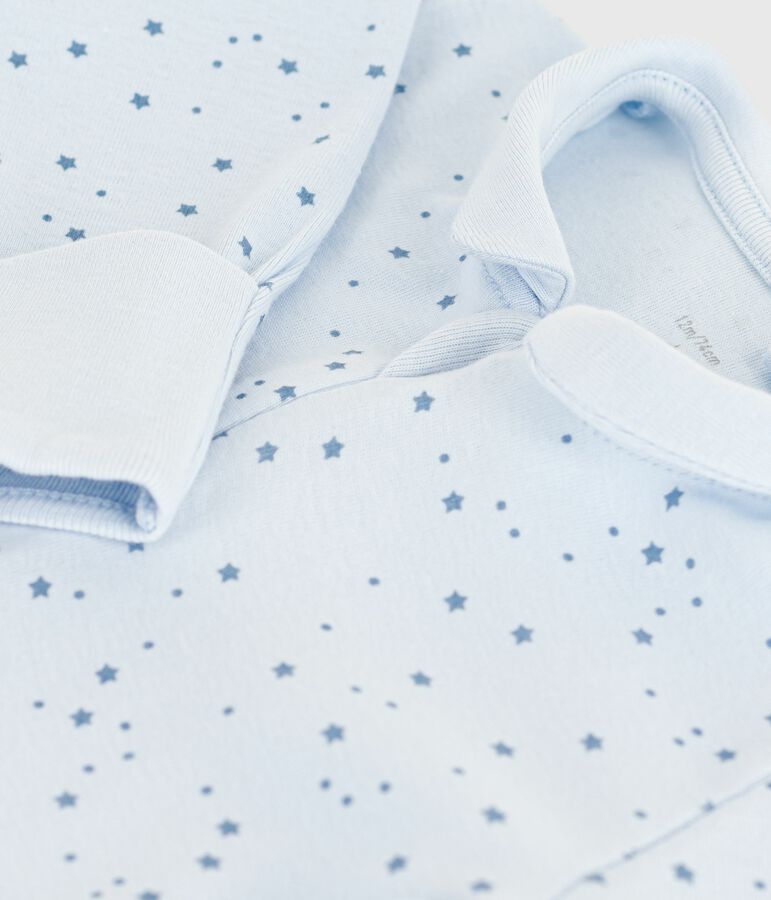 Pijama de algod&oacute;n con cuello estampado de estrellas para beb&eacute; FRAICHEUR/ ADRIATIC