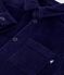 Camisa lisa de terciopelo para beb&eacute; SOIR