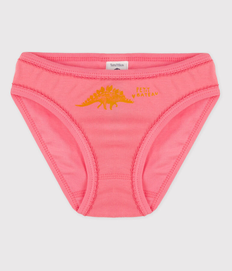Braguita de algod&oacute;n de ni&ntilde;a rosa