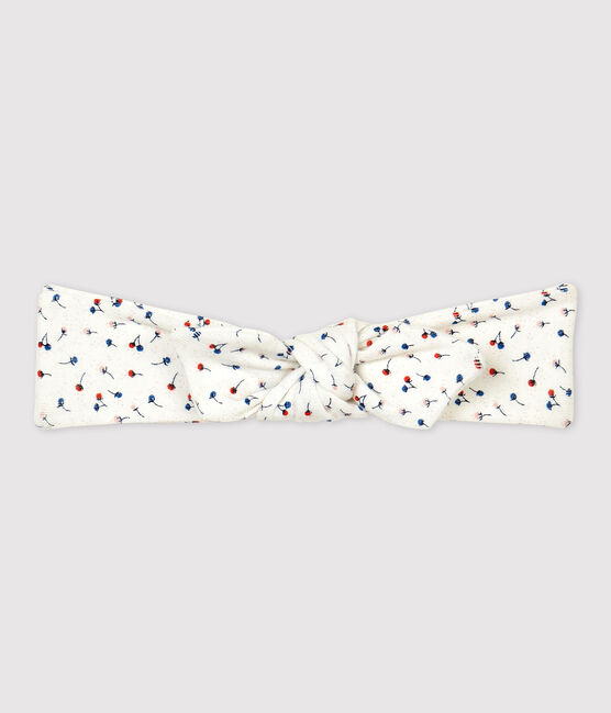 Diadema de algodón de niña blanco MARSHMALLOW/blanco MULTICO