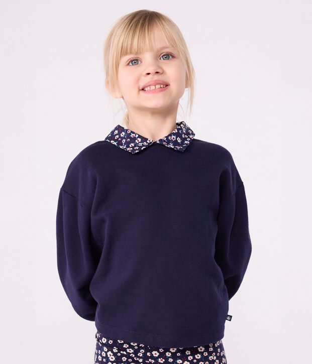 Sudadera infantil lisa de algod&oacute;n SOIR