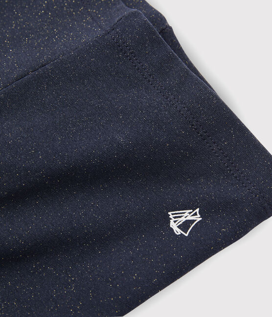 Leggings de punto para niña azul SMOKING/amarillo OR