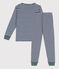Pijama de túbico milrayas para niño/niña azul MEDIEVAL/ MONTELIMAR