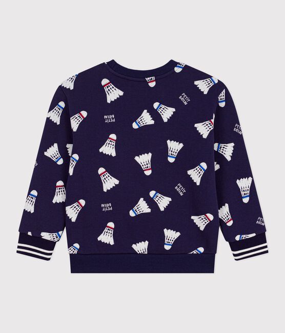 Sudadera infantil de algodón con estampado azul SOIR/ MULTICO