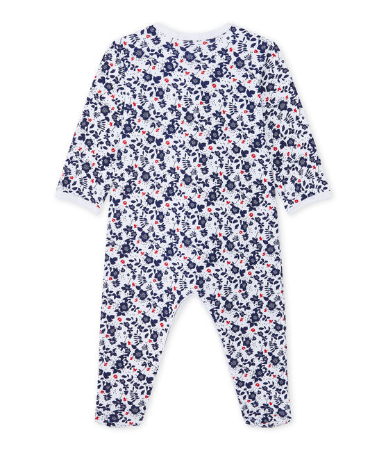 Pijama estampado para bebé niña blanco ECUME/blanco MULTICO
