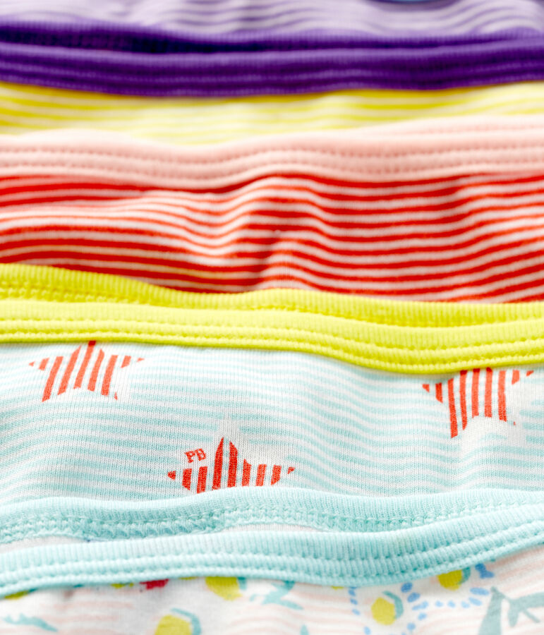 Semanario con 5 braguitas para mujer multicolor