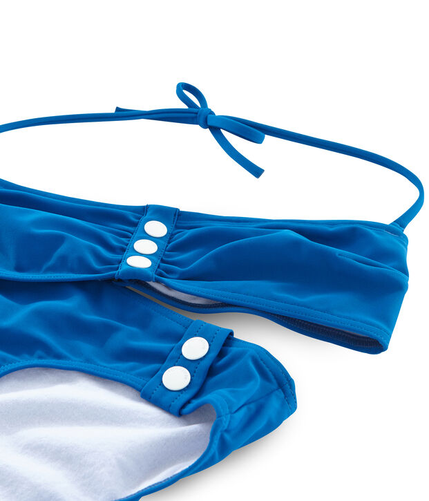 Traje de ba&ntilde;o 2 piezas para mujer azul