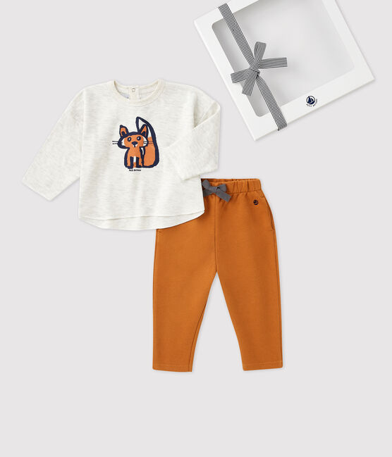 Estuche de regalo con camiseta y pantalón para bebé variante 1